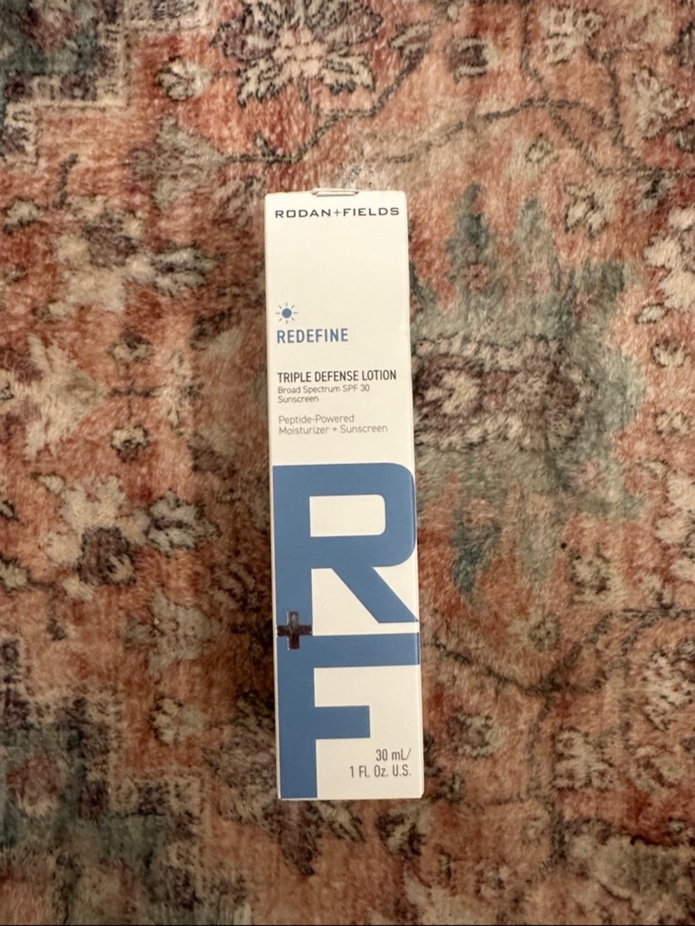 Rodan + Fields REDEFINE Triple Defense Lotion SPF 30 - White & Blue Packaging